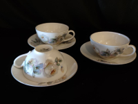 Victoria Bone china 3 Adet Fincan ve Tabak