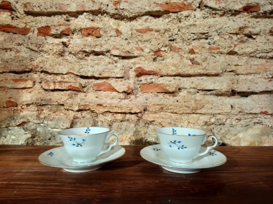 Baveria ikili çay Fincanı 1970 ler