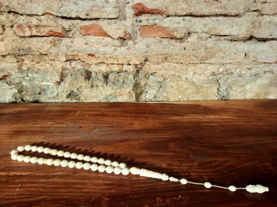 Usta işi özel imame ve hitameli fil dişi tesbih