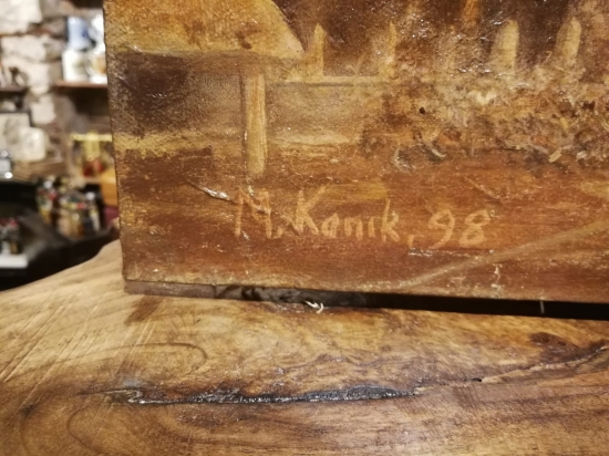 Mehmet Kanık imzalı 1998 yapımı Ayasofya tuval üzeriYağlı boya.