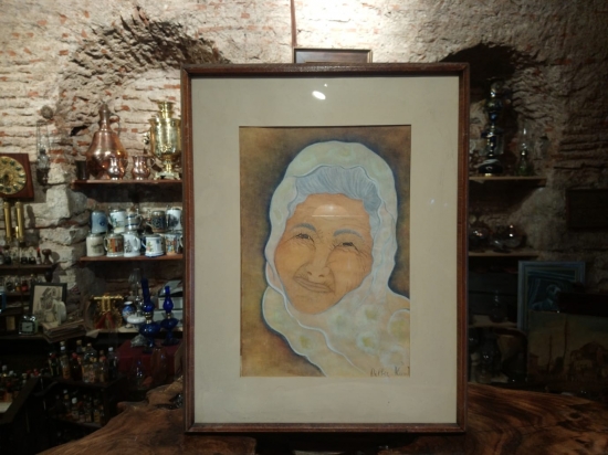 Sulu Boya Portre çalışma