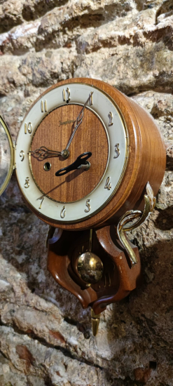 19 yy ilk yarısı maun ağacı çitf kurmalı duvar saati
