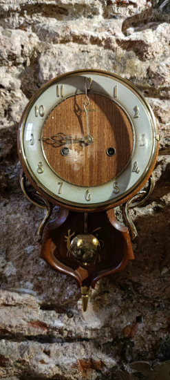 19 yy ilk yarısı maun ağacı çitf kurmalı duvar saati