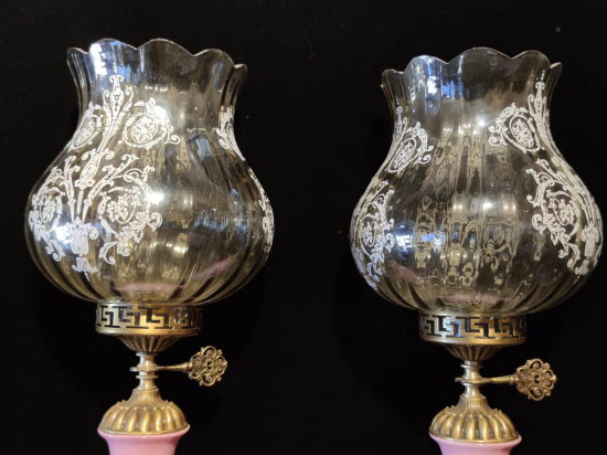 italian stil yeni dönem porselen gövde el boyama cam 