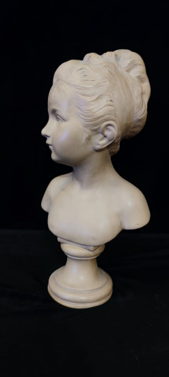 Terakota kadın büst Sanatçı İmzalı