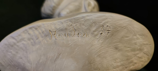 Terakota kadın büst Sanatçı İmzalı