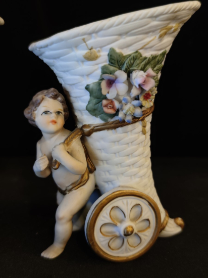 Bisküvi Melekli Çift Biblo