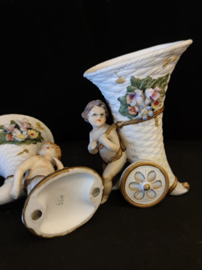 Bisküvi Melekli Çift Biblo