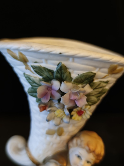 Bisküvi Melekli Çift Biblo