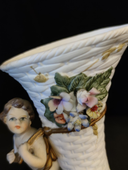 Bisküvi Melekli Çift Biblo