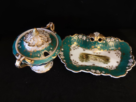 Daven Port Sosluk Ve Servis Tabağı Sosluk Tamir Görmüştür