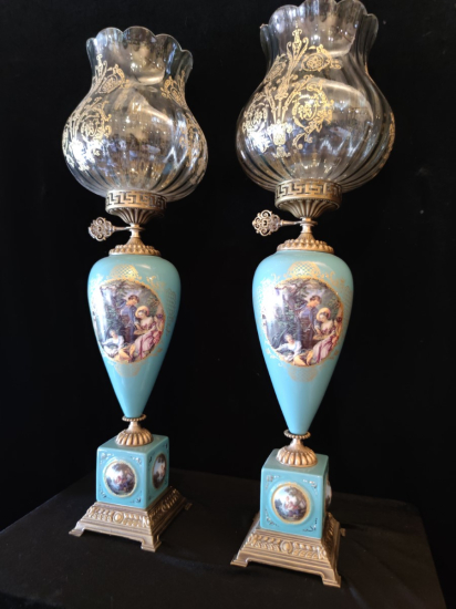 İtalian Stil Çift Abajur.