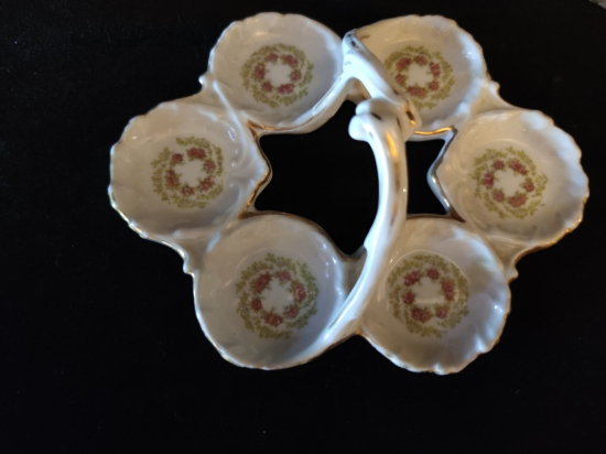 Limoge Alt Kaideli 6 Adet Paris Porselen Fincan Takım