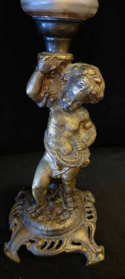 Çocuk Figürlü Bronz Gazlambası