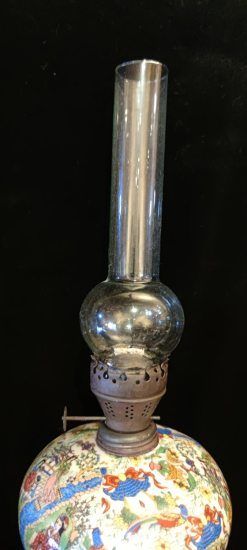 Uzak Doğu Porselen Gaz Lambası