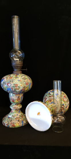 Uzak Doğu Porselen Gaz Lambası