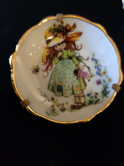 Limoges Kaideli Porselen Tabak 5.5 cm 4 adet lot