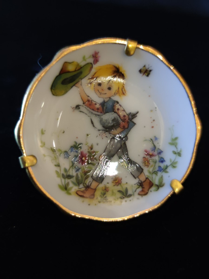 Limoges Kaideli Porselen Tabak 5.5 cm 4 adet lot