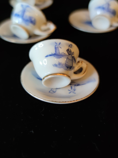 Minyatür Porselen Fincan Takım 6'lı Takım