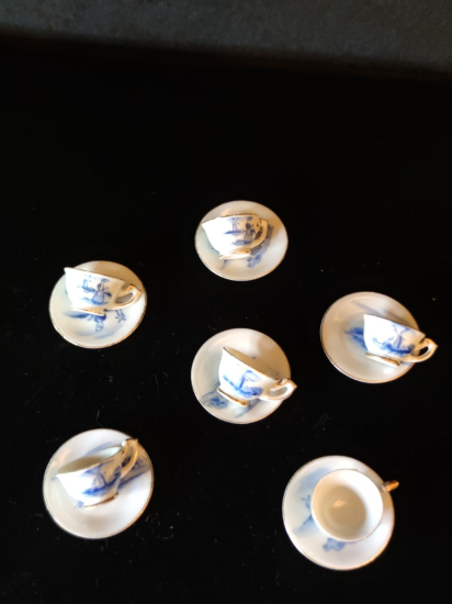 Minyatür Porselen Fincan Takım 6'lı Takım