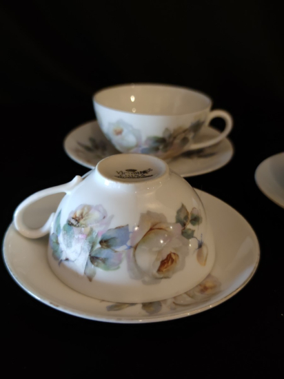 Victoria Bone china 3 Adet Fincan ve Tabak
